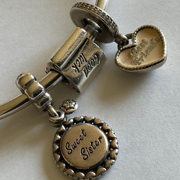 Pandora bangle and 7 pandora charms - Picture 5 of 5